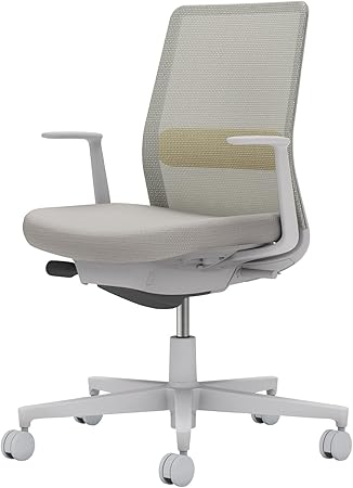★ポイント最大16倍★【送料無料】- オフィスチェア　モネット　背メッシュ　本 C03-G112U-GE2E21S1 ライトグレー／ライトグレー 66586357 コクヨ kokuyo -【コクヨ家具】｜【文具の月島堂】店