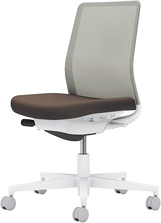 ★ポイント最大16倍★【送料無料】- オフィスチェア　モネット　背メッシュ　本 C03-W100U-WM6E2X1 ホワイトグレー／ダークグレージュ 66588702 コクヨ kokuyo -【コクヨ家具】