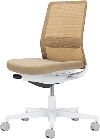 ★ポイント最大16倍★【送料無料】- オフィスチェア　モネット　背メッシュ　本 C03-W102U-W1KYK1K1 ホワイトグレー／ソフトベージュ 66627579 コクヨ kokuyo -【コクヨ家具】