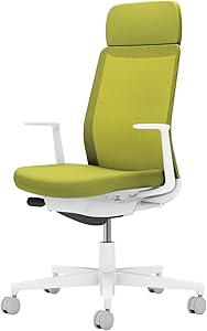 ★ポイント最大16倍★【送料無料】- オフィスチェア　モネット　背メッシュ　本 C03-W111W-WQ4Q4X1 ホワイトグレー／ライトオリーブ 66591481 コクヨ kokuyo -【コクヨ家具】