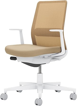 ★ポイント最大16倍★【送料無料】- オフィスチェア　モネット　背メッシュ　本 C03-W112W-W1KYK1K1 ホワイトグレー／ソフトベージュ 66627746 コクヨ kokuyo -【コクヨ家具】