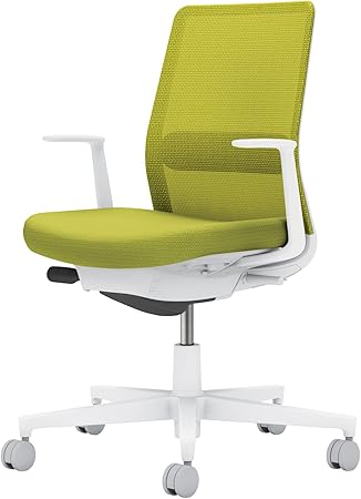 ★ポイント最大16倍★【送料無料】- オフィスチェア　モネット　背メッシュ　本 C03-W112W-WQ4Q4Q41 ホワイトグレー／ライトオリーブ 66592365 コクヨ kokuyo -【コクヨ家具】