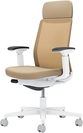 ★ポイント最大16倍★【送料無料】- オフィスチェア　モネット　背メッシュ　本 C03-W131U-W1KYKX1 ホワイトグレー／ソフトベージュ 66627814 コクヨ kokuyo -【コクヨ家具】