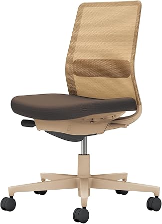 ★ポイント最大16倍★【送料無料】- オフィスチェア　モネット　背メッシュ　本 C03-Z102W-ZM6YKM61 ソフトベージュ／ダークグレージュ 66628453 コクヨ kokuyo -【コクヨ家具】｜【文具の月島堂】店