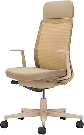 ★ポイント最大16倍★【送料無料】-  オフィスチェア モネット 背メッシュ 本 C03-Z111U-Z1KYKX1 ソフトベージュ／ソフトベージュ 66628811 コクヨ kokuyo -【コクヨ家具】