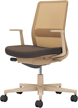 ★ポイント最大16倍★【送料無料】- オフィスチェア　モネット　背メッシュ　本 C03-Z112W-ZM6YKM61 ソフトベージュ／ダークグレージュ 66629092 コクヨ kokuyo -【コクヨ家具】