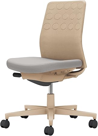 ★ポイント最大16倍★【送料無料】- オフィスチェア　モネット　背クッション C03-Z200W-ZE21KX1 ソフトベージュ／ライトグレー 66597742 コクヨ kokuyo -【コクヨ家具】｜【文具の月島堂】店