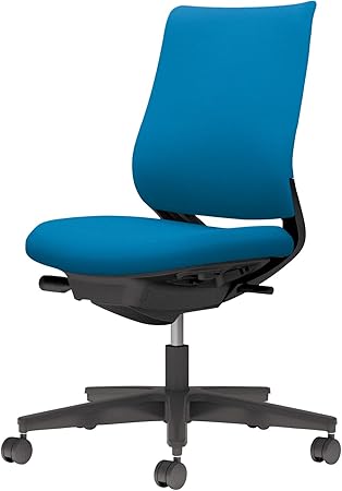 ★ポイント最大16倍★【送料無料】- チェア　ミトラ２　肘無　黒脚　黒本体　布 C04-B100CW-BKT4T41 ブラック／ターコイズ 66661351 コクヨ kokuyo -【コクヨ家具】