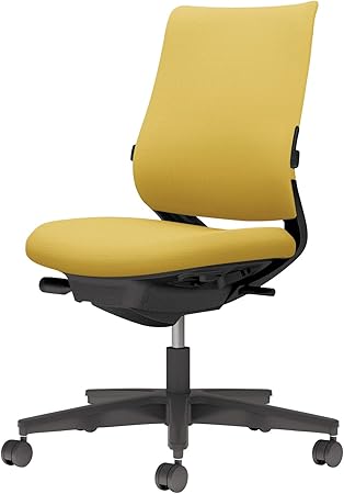 ★ポイント最大16倍★【送料無料】- チェア　ミトラ２　肘無　黒脚　黒本体　ラ C04-B102CU-BK1S1S1 ブラック／オリーブイエロー 66661832 コクヨ kokuyo -【コクヨ家具】｜【文具の月島堂】店