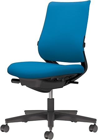★ポイント最大16倍★【送料無料】- チェア　ミトラ２　肘無　黒脚　黒本体　ラ C04-B102CW-BKT4T41 ブラック／ターコイズ 66662150 コクヨ kokuyo -【コクヨ家具】｜【文具の月島堂】店