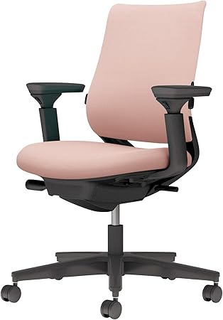 ★ポイント最大16倍★【送料無料】- チェア　ミトラ２　可動肘　ランバー付き C04-B132CW-BK9G9G1 ブラック／アッシュピンク 66663850 コクヨ kokuyo -【コクヨ家具】