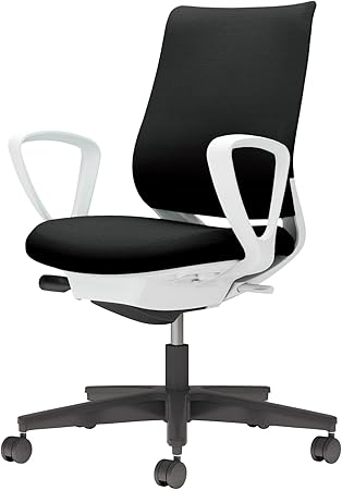 ★ポイント最大16倍★【送料無料】- チェア　ミトラ２　サークル肘　黒脚　白本 C04-B150CU-E1B6B61 ホワイトグレー／ブラック 66664710 コクヨ kokuyo -【コクヨ家具】