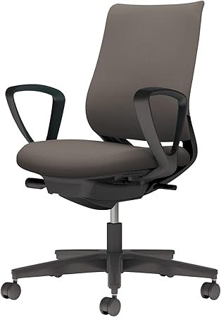 ★ポイント最大16倍★【送料無料】- チェア　ミトラ２　サークル肘　黒脚　黒本 C04-B150CW-BKM6M61 ブラック／ダークグレージュ 66664840 コクヨ kokuyo -【コクヨ家具】｜【文具の月島堂】店