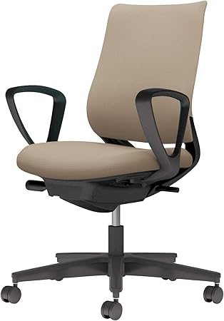 ★ポイント最大16倍★【送料無料】- チェア　ミトラ２　サークル肘　黒脚　黒本 C04-B150CW-BKYKYK1 ブラック／ソフトベージュ 66664895 コクヨ kokuyo -【コクヨ家具】｜【文具の月島堂】店