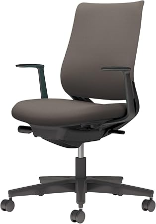 ★ポイント最大16倍★【送料無料】-  チェア ミトラ２ Ｌ型肘 黒脚 黒本体 C04-B190CW-BKM6M61 ブラック／ダークグレージュ 66666769 コクヨ kokuyo -【コクヨ家具】