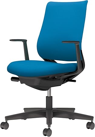 ★ポイント最大16倍★【送料無料】- チェア　ミトラ２　Ｌ型肘　黒脚　黒本体 C04-B190CW-BKT4T41 ブラック／ターコイズ 66666790 コクヨ kokuyo -【コクヨ家具】 35,260円