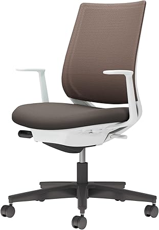★ポイント最大16倍★【送料無料】-  チェア ミトラ２ Ｌ 型肘 黒脚 白本体 C04-B190MU-E1M6M61 ホワイトグレー／ダークグレージュ 66667124 コクヨ kokuyo -【コクヨ家具】