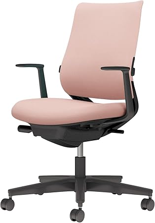★ポイント最大16倍★【送料無料】- チェア　ミトラ２　Ｌ型肘　ランバー付き C04-B192CU-BK9G9G1 ブラック／アッシュピンク 66667452 コクヨ kokuyo -【コクヨ家具】