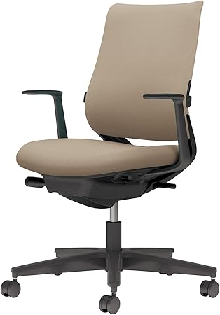 ★ポイント最大16倍★【送料無料】- チェア　ミトラ２　Ｌ型肘　ランバー付き C04-B192CU-BKYKYK1 ブラック／ソフトベージュ 66667537 コクヨ kokuyo -【コクヨ家具】｜【文具の月島堂】店
