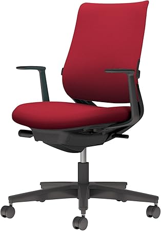 ★ポイント最大16倍★【送料無料】- チェア　ミトラ２　Ｌ型肘　ランバー付き C04-B192CW-BKA8A81 ブラック／カーマイン 66667704 コクヨ kokuyo -【コクヨ家具】