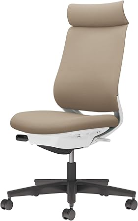 ★ポイント最大16倍★【送料無料】- チェア　ミトラ２　肘無　黒脚　白本体　布 C04-B300CW-E1YKYK1 ホワイトグレー／ソフトベージュ 66668855 コクヨ kokuyo -【コクヨ家具】