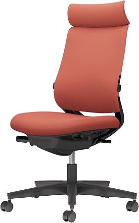 ★ポイント最大16倍★【送料無料】- チェア　ミトラ２　肘無　黒脚　黒本体　ラ C04-B302CU-BK0T0T1 ブラック／ソフトテラコッタ 66669340 コクヨ kokuyo -【コクヨ家具】