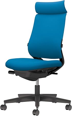 ★ポイント最大16倍★【送料無料】- チェア　ミトラ２　肘無　黒脚　黒本体　ラ C04-B302CU-BKT4T41 ブラック／ターコイズ 66669432 コクヨ kokuyo -【コクヨ家具】 38,020円