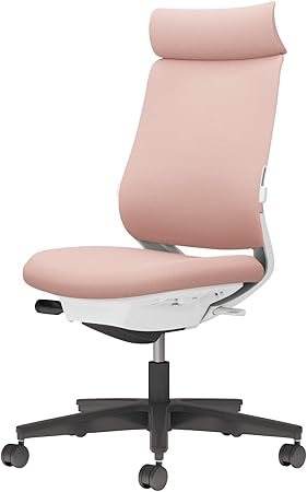 ★ポイント最大16倍★【送料無料】- チェア　ミトラ２　肘無　黒脚　白本体　ラ C04-B302CW-E19G9G1 ホワイトグレー／アッシュピンク 66669739 コクヨ kokuyo -【コクヨ家具】