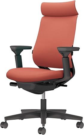 ★ポイント最大16倍★【送料無料】- チェア　ミトラ２　可動肘　ランバー付き C04-B332CU-BK0T0T1 ブラック／ソフトテラコッタ 66671268 コクヨ kokuyo -【コクヨ家具】 45,103円