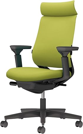 ★ポイント最大16倍★【送料無料】- チェア　ミトラ２　可動肘　ランバー付き C04-B332CU-BKQ4Q41 ブラック／ライトオリーブ 66671336 コクヨ kokuyo -【コクヨ家具】