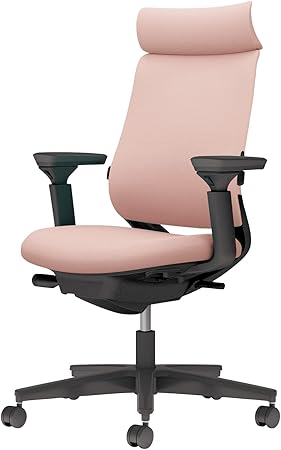 ★ポイント最大16倍★【送料無料】- チェア　ミトラ２　可動肘　ランバー付き C04-B332CW-BK9G9G1 ブラック／アッシュピンク 66671534 コクヨ kokuyo -【コクヨ家具】