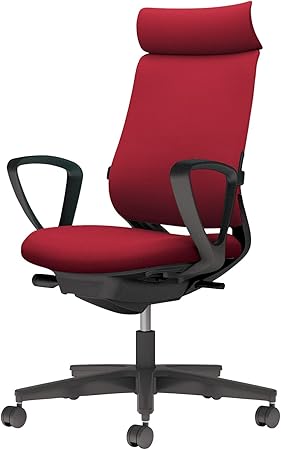 ★ポイント最大16倍★【送料無料】- チェア ミトラ2 サークル肘 ランバー付 C04-B352CU-BKA8A81 ブラック/カーマイン 66673224 コクヨ kokuyo -【コクヨ家具】|【文具の月島堂】店