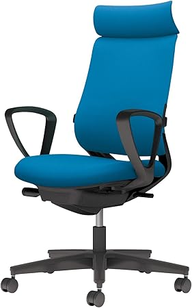 ★ポイント最大16倍★【送料無料】- チェア　ミトラ２　サークル肘　ランバー付 C04-B352CU-BKT4T41 ブラック／ターコイズ 66673279 コクヨ kokuyo -【コクヨ家具】｜【文具の月島堂】店