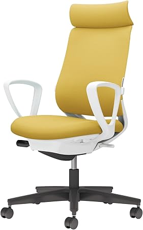 ★ポイント最大16倍★【送料無料】- チェア ミトラ2 サークル肘 ランバー付 C04-B352CW-E11S1S1 ホワイトグレー/オリーブイエロー 66673552 コクヨ kokuyo -【コクヨ家具】|【文具の月島堂】店