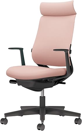 ★ポイント最大16倍★【送料無料】- チェア　ミトラ２　Ｌ型肘　ランバー付き C04-B392CU-BK9G9G1 ブラック／アッシュピンク 66675136 コクヨ kokuyo -【コクヨ家具】｜【文具の月島堂】店
