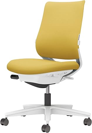 ★ポイント最大16倍★【送料無料】- チェア ミトラ2 肘無 ランバー付き 白 C04-W102CW-E11S1S1 ホワイトグレー/オリーブイエロー 66676317 コクヨ kokuyo -【コクヨ家具】|【文具の月島堂】店