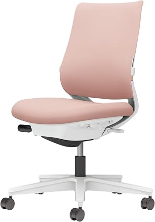 ★ポイント最大16倍★【送料無料】- チェア ミトラ2 肘無 ランバー付き 白 C04-W102CW-E19G9G1 ホワイトグレー/アッシュピンク 66676331 コクヨ kokuyo -【コクヨ家具】|【文具の月島堂】店