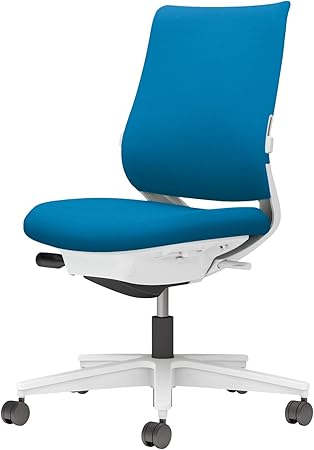 ★ポイント最大16倍★【送料無料】- チェア ミトラ2 肘無 ランバー付き 白 C04-W102CW-E1T4T41 ホワイトグレー/ターコイズ 66676393 コクヨ kokuyo -【コクヨ家具】|【文具の月島堂】店