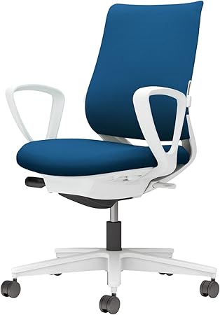 ★ポイント最大16倍★【送料無料】- チェア　ミトラ２　サークル肘　ランバー付 C04-W152CW-E1T6T61 ホワイトグレー／プルシアンブルー 66677369 コクヨ kokuyo -【コクヨ家具】 41,127円