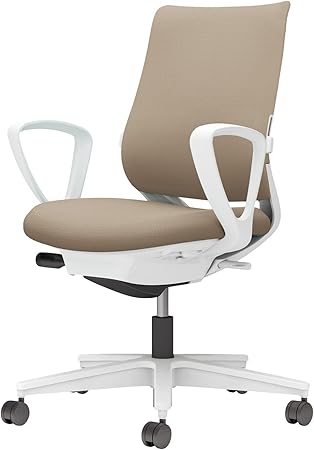 ★ポイント最大16倍★【送料無料】- チェア　ミトラ２　サークル肘　ランバー付 C04-W152CW-E1YKYK1 ホワイトグレー／ソフトベージュ 66677376 コクヨ kokuyo -【コクヨ家具】
