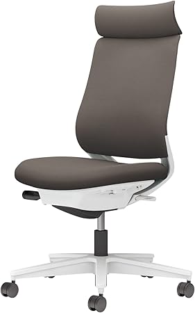 ★ポイント最大16倍★【送料無料】- チェア　ミトラ２　肘無　白脚　白本体　布 C04-W300CW-E1M6M61 ホワイトグレー／ダークグレージュ 66678045 コクヨ kokuyo -【コクヨ家具】