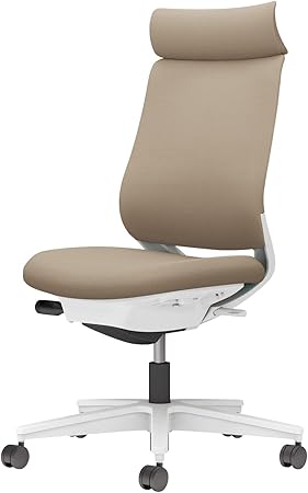 ★ポイント最大16倍★【送料無料】- チェア　ミトラ２　肘無　白脚　白本体　布 C04-W300CW-E1YKYK1 ホワイトグレー／ソフトベージュ 66678090 コクヨ kokuyo -【コクヨ家具】