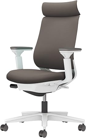 ★ポイント最大16倍★【送料無料】- チェア　ミトラ２　可動肘　白脚　白本体 C04-W330CW-E1M6M61 ホワイトグレー／ダークグレージュ 66678526 コクヨ kokuyo -【コクヨ家具】