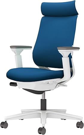 ★ポイント最大16倍★【送料無料】- チェア ミトラ2 可動肘 ランバー付き C04-W332CW-E1T6T61 ホワイトグレー/プルシアンブルー 66678809 コクヨ kokuyo -【コクヨ家具】|【文具の月島堂】店