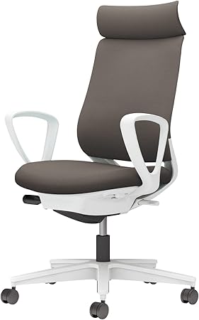 ★ポイント最大16倍★【送料無料】- チェア ミトラ2 サークル肘 白脚 白本 C04-W350CW-E1M6M61 ホワイトグレー/ダークグレージュ 66679004 コクヨ kokuyo -【コクヨ家具】|【文具の月島堂】店