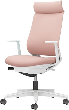 ★ポイント最大16倍★【送料無料】- チェア ミトラ2 L型肘 白脚 白本体 C04-W390CW-E19G9G1 ホワイトグレー/アッシュピンク 66679455 コクヨ kokuyo -【コクヨ家具】|【文具の月島堂】店