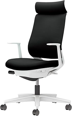 ★ポイント最大16倍★【送料無料】- チェア　ミトラ２　Ｌ型肘　白脚　白本体 C04-W390CW-E1B6B61 ホワイトグレー／ブラック 66679479 コクヨ kokuyo -【コクヨ家具】