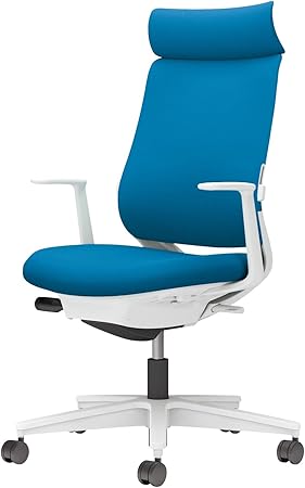 ★ポイント最大16倍★【送料無料】- チェア　ミトラ２　Ｌ型肘　ランバー付き C04-W392CW-E1T4T41 ホワイトグレー／ターコイズ 66679752 コクヨ kokuyo -【コクヨ家具】 43,423円