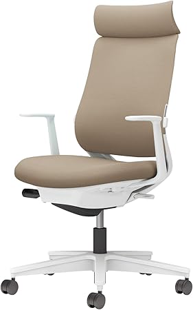 ★ポイント最大16倍★【送料無料】- チェア　ミトラ２　Ｌ型肘　ランバー付き C04-W392CW-E1YKYK1 ホワイトグレー／ソフトベージュ 66679776 コクヨ kokuyo -【コクヨ家具】