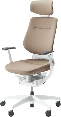 ★ポイント最大16倍★【送料無料】- タスクチェア　イング　ホワイト脚　ヘッド CR-GW3205E1G4MA-VN ホワイト／ミディアムグレージュ 20009960 コクヨ kokuyo -【コクヨ家具】